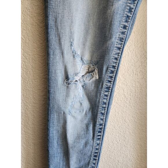 Miss Me Mid Rise Skinny Light Wash Embellished Denim Jeans-28 - Picture 8 of 11